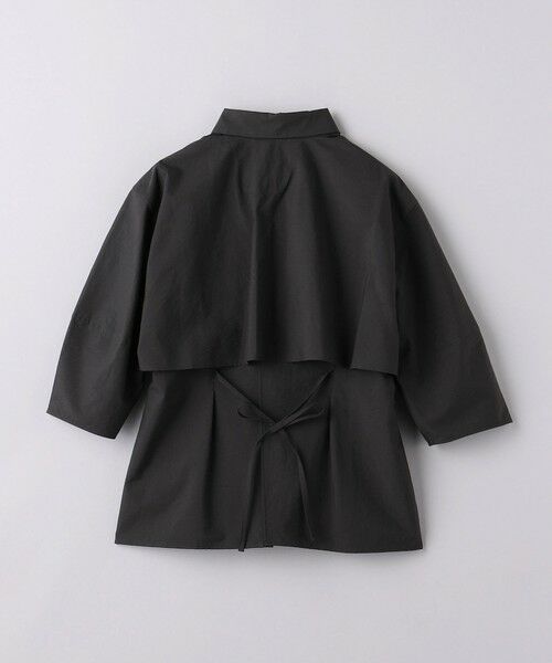 UNITED ARROWS ユナイテッアローズ　バックフリル　ブラックブラウス UNITED ARROWS（ユナイテッドアローズ）の「バックフレア