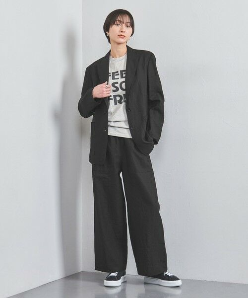 UNITED ARROWS / ユナイテッドアローズ テーラードジャケット | リネン テーラード ジャケット | 詳細13