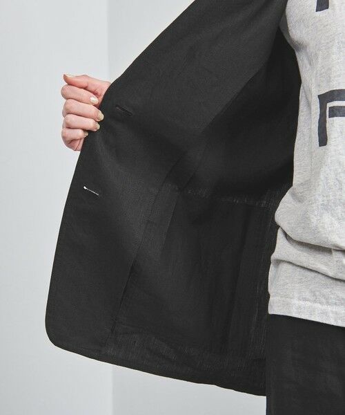 UNITED ARROWS / ユナイテッドアローズ テーラードジャケット | リネン テーラード ジャケット | 詳細14