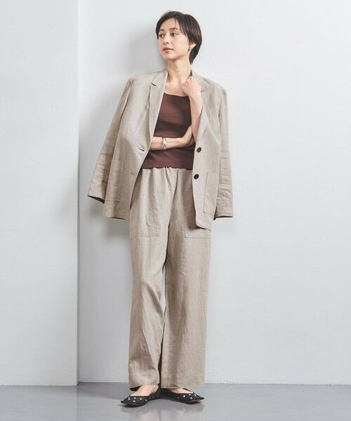 UNITED ARROWS / ユナイテッドアローズ テーラードジャケット | リネン テーラード ジャケット | 詳細19
