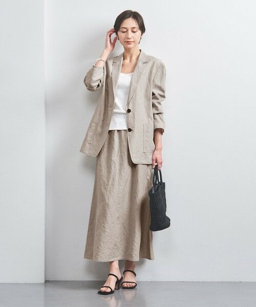 UNITED ARROWS / ユナイテッドアローズ テーラードジャケット | リネン テーラード ジャケット | 詳細21