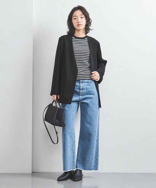 UNITED ARROWS / ユナイテッドアローズ ノーカラージャケット | COMFY Vノーカラー ジャケット | 詳細4
