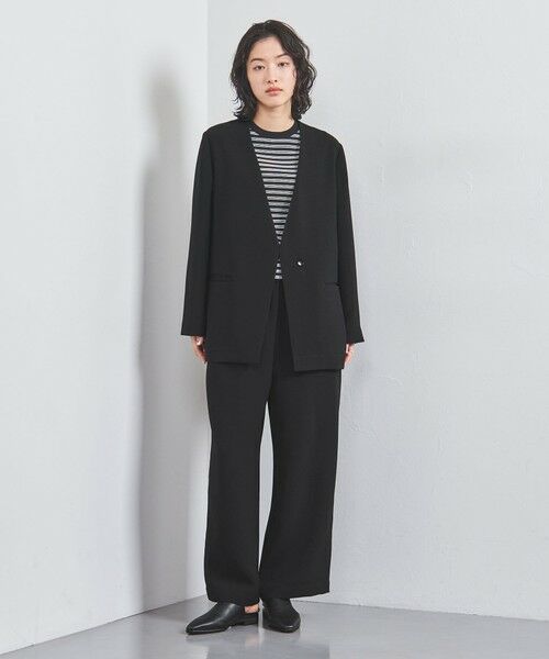 UNITED ARROWS / ユナイテッドアローズ ノーカラージャケット | COMFY Vノーカラー ジャケット | 詳細5