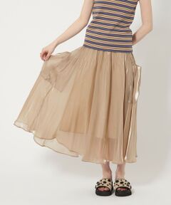 シャーリングジャガード フレアスカート　ユナイテッドアローズ UNITED ARROWS スカート シャーリングジャガード フレアスカート