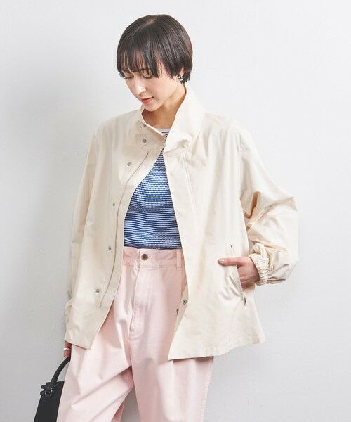 UNITED ARROWS / ユナイテッドアローズ ブルゾン | タフタ スタンドカラー ブルゾン | 詳細1