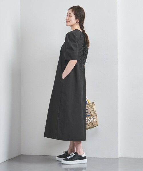 UNITED ARROWS/ユナイテッドアローズ オープン バックリボン ワンピース BLACK S(36) UNITED ARROWS/ユナイテッドアローズ オープン バックリボン ワンピース BLACK S(36)