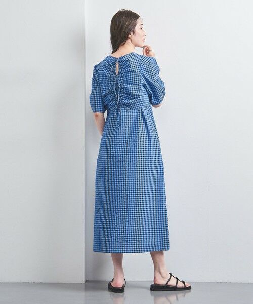 UNITED ARROWS/ユナイテッドアローズ オープン バックリボン チェックワンピース その他7 S(36) UNITED ARROWS/ユナイテッドアローズ オープン バックリボン チェックワンピース その他7 S(36)
