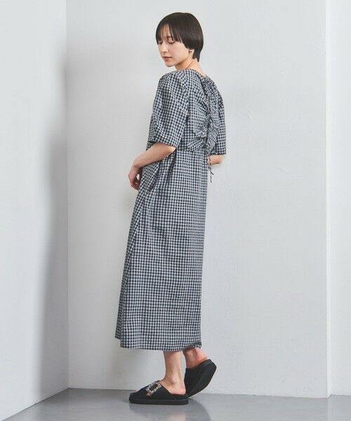 UNITED ARROWS/ユナイテッドアローズ オープン バックリボン チェックワンピース その他9 M(38) UNITED ARROWS/ユナイテッドアローズ オープン バックリボン チェックワンピース その他9 M(38)