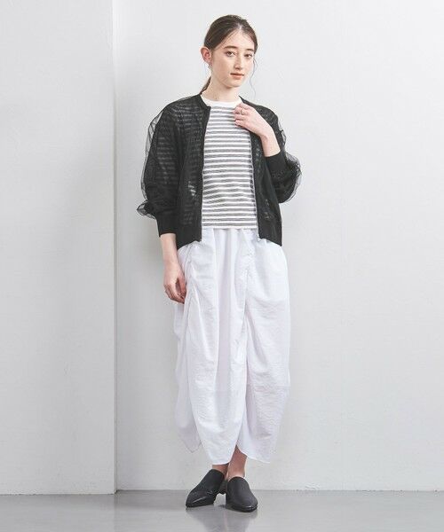 UNITED ARROWS チュールジップカーディガン セール】 チュール ジップ カーディガン （カーディガン・ボレロ