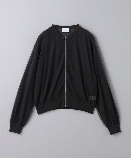 UNITED ARROWS チュールジップカーディガン セール】 チュール ジップ カーディガン （カーディガン・ボレロ