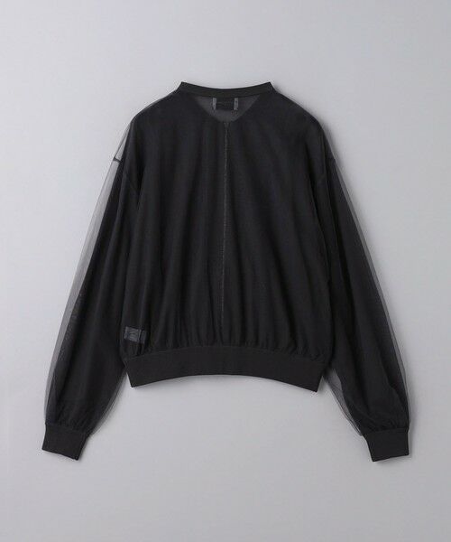 UNITED ARROWS チュールジップカーディガン セール】 チュール ジップ カーディガン （カーディガン・ボレロ