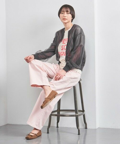UNITED ARROWS チュールジップカーディガン セール】 チュール ジップ カーディガン （カーディガン・ボレロ