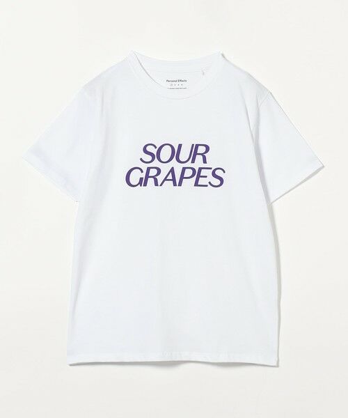 UNITED ARROWS/ユナイテッドアローズ <Personal Effects>SOUR GRAPES Tシャツ WHITE FREE(S) UNITED ARROWS/ユナイテッドアローズ <Personal Effects>SOUR GRAPES Tシャツ WHITE FREE(S)