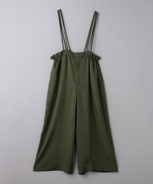 UNITED ARROWS/ユナイテッドアローズ <SACRA>アセテートツイル オールインワン DK. GREEN FREE(38) UNITED ARROWS/ユナイテッドアローズ <SACRA>アセテートツイル オールインワン DK. GREEN FREE(38)
