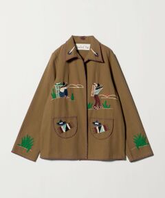 UNITED ARROWS / ユナイテッドアローズ その他アウター | ＜dahl'ia＞ エンブロイダリ— シャツジャケット