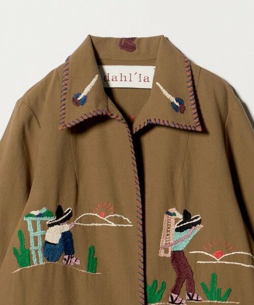 UNITED ARROWS / ユナイテッドアローズ その他アウター | ＜dahl'ia＞ エンブロイダリ— シャツジャケット | 詳細2