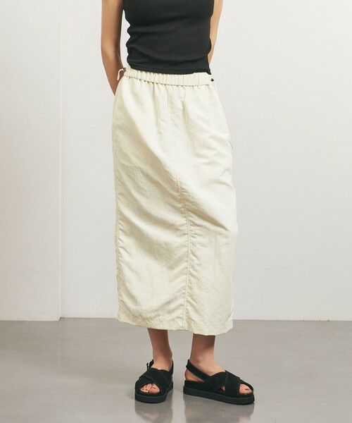 UNITED ARROWS / ユナイテッドアローズ ロング・マキシ丈スカート | ＜TO UNITED ARROWS＞ナイロンツイル ギャザースカート | 詳細1
