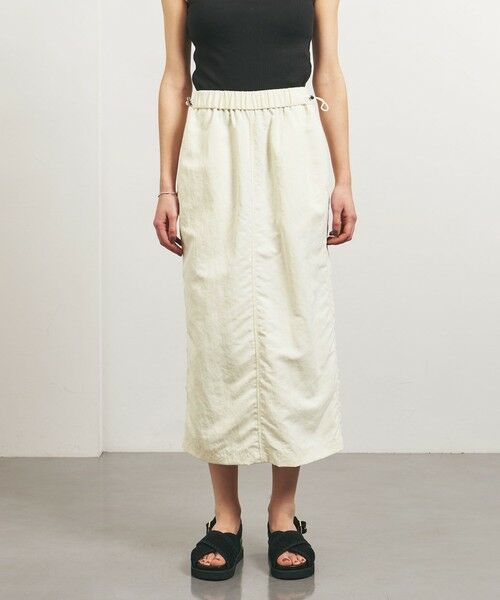 UNITED ARROWS / ユナイテッドアローズ ロング・マキシ丈スカート | ＜TO UNITED ARROWS＞ナイロンツイル ギャザースカート | 詳細4