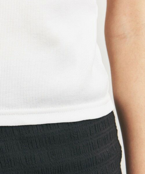 UNITED ARROWS / ユナイテッドアローズ タンクトップ | ＜TO UNITED ARROWS＞C/PLA リブ タンク ブラトップ | 詳細9