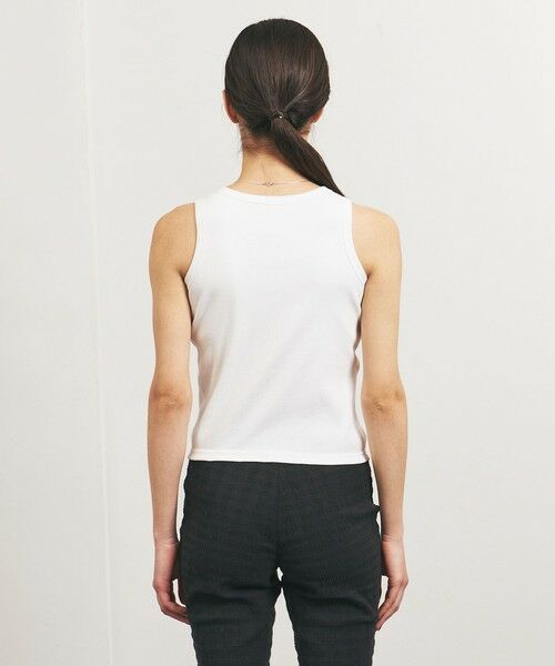 UNITED ARROWS / ユナイテッドアローズ タンクトップ | ＜TO UNITED ARROWS＞C/PLA リブ タンク ブラトップ | 詳細6