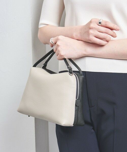 UNITED ARROWS / ユナイテッドアローズ ショルダーバッグ | ＜GIANNI CHIARINI＞ALIFA バイカラーバッグ M | 詳細1