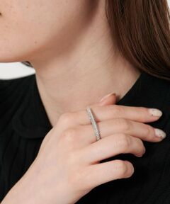 UNITED ARROWS / ユナイテッドアローズ リング | パヴェ ダブルフィンガー リング