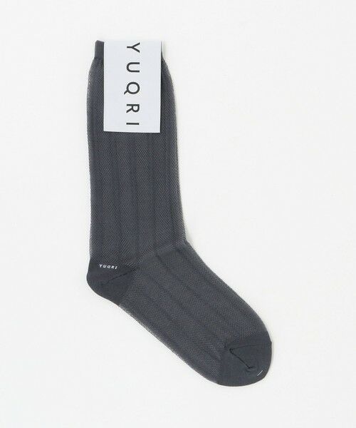 UNITED ARROWS/ユナイテッドアローズ <YUQRI>MESH/LINE ソックス DK. GRAY FREE UNITED ARROWS/ユナイテッドアローズ <YUQRI>MESH/LINE ソックス DK. GRAY FREE