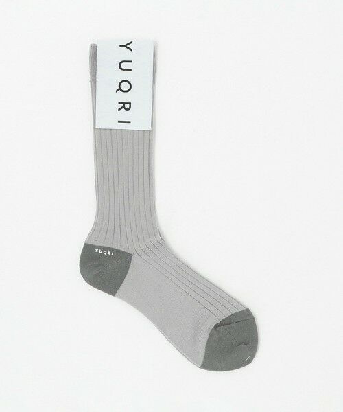 UNITED ARROWS/ユナイテッドアローズ <YUQRI>2TONE ソックス LT. GRAY FREE UNITED ARROWS/ユナイテッドアローズ <YUQRI>2TONE ソックス LT. GRAY FREE