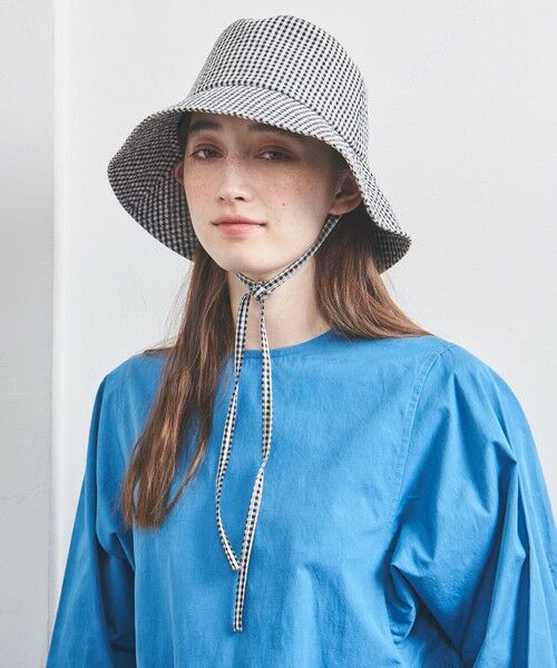 UNITED ARROWS ギンガムチェック ハット UNITED ARROWS（ユナイテッドアローズ）の「ギンガムチェック