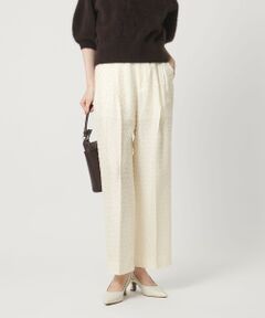 UNITED ARROWS / ユナイテッドアローズ その他パンツ | ドット サテン 2タック ワイドパンツ