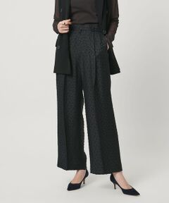 UNITED ARROWS / ユナイテッドアローズ その他パンツ | ドット サテン 2タック ワイドパンツ
