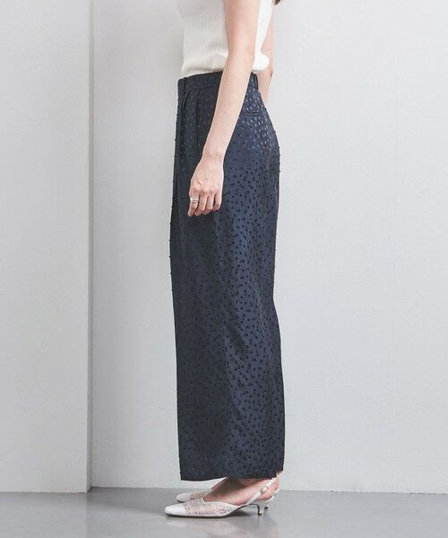 UNITED ARROWS / ユナイテッドアローズ その他パンツ | ドット サテン 2タック ワイドパンツ | 詳細11