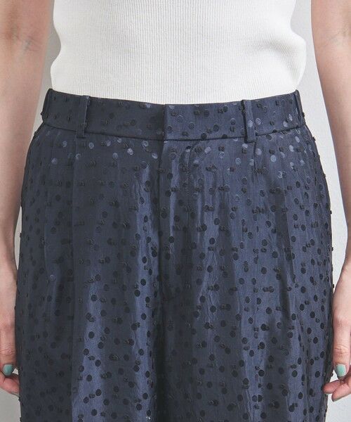 UNITED ARROWS / ユナイテッドアローズ その他パンツ | ドット サテン 2タック ワイドパンツ | 詳細12