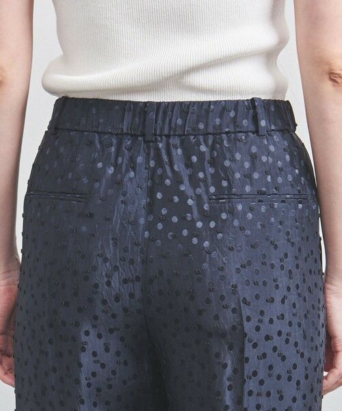 UNITED ARROWS / ユナイテッドアローズ その他パンツ | ドット サテン 2タック ワイドパンツ | 詳細17