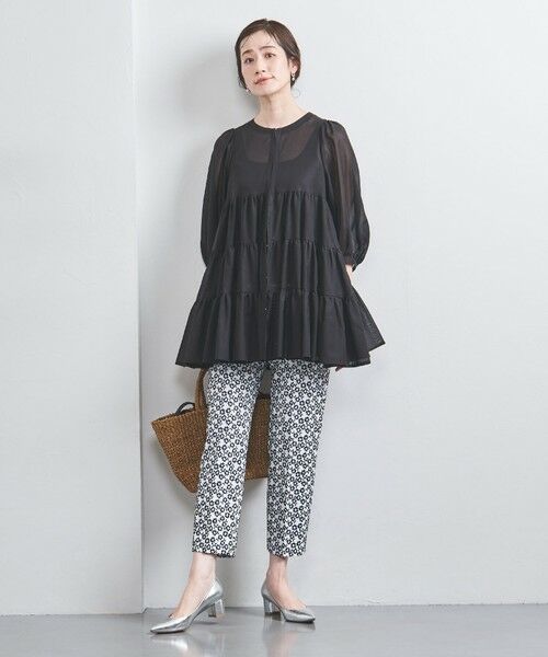 新品タグ付き✨ユナイテッドアローズ　ティアード　チュニック　ブラウス　白　6SL UNITED ARROWS LTD. OUTLET｜P ティアード チュニック ブラウス