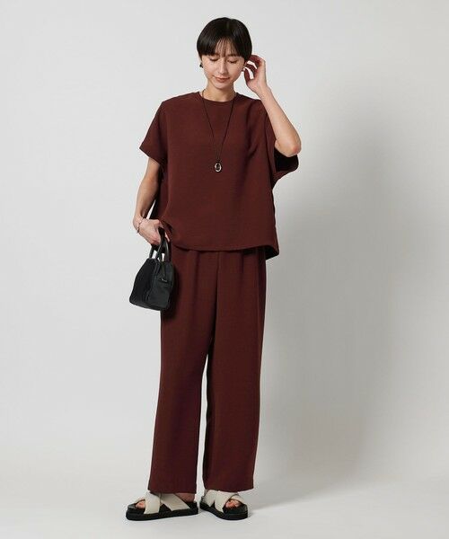 新品 UNITEDARROWS COMFY ドルマン ショートスリーブ ブラウス COMFY ドルマン ショートスリーブ ブラウス -吸水速乾 UVカット