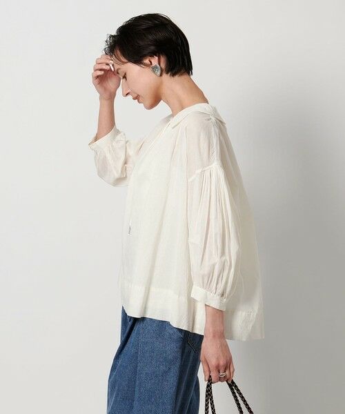 UNITED ARROWS/ユナイテッドアローズ コットン タック カフタン WHITE FREE UNITED ARROWS/ユナイテッドアローズ コットン タック カフタン WHITE FREE