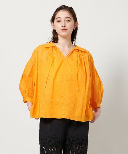 UNITED ARROWS/ユナイテッドアローズ コットン タック カフタン ORANGE FREE UNITED ARROWS/ユナイテッドアローズ コットン タック カフタン ORANGE FREE
