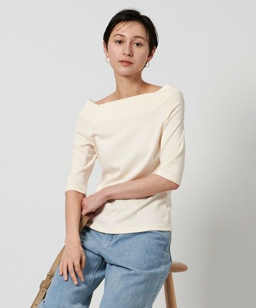 NON TOKYO プリントリブフレアハーフスリーブカットソー 半袖 24SS NON TOKYO プリントリブフレアハーフスリーブカットソー 半袖 24SS