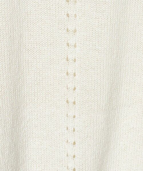 アイレットスリーブニット アイレット ハーフスリーブ ニット