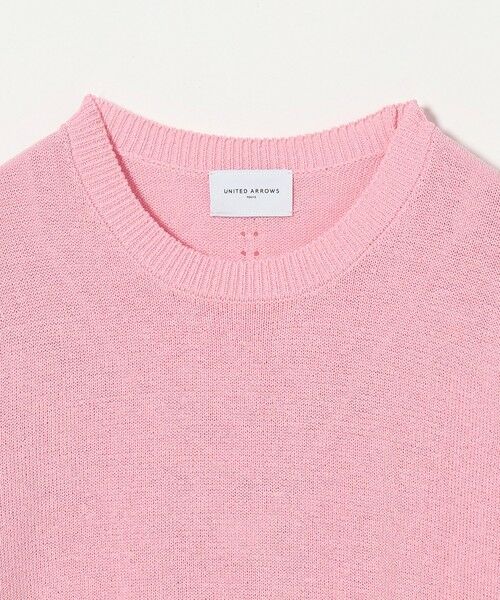 アイレットスリーブニット アイレット ハーフスリーブ ニット