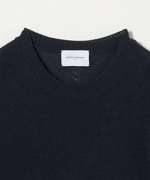 アイレットスリーブニット アイレット ハーフスリーブ ニット