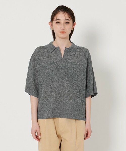 UNITED ARROWS / ユナイテッドアローズ ニット・セーター | シアー スキッパーニット | 詳細5