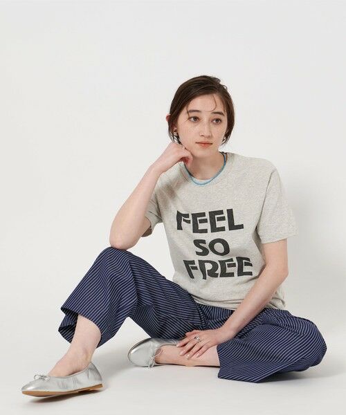 UNITED ARROWS/ユナイテッドアローズ 【別注】<MIXTA>FEEL FREE Tシャツ LT. GRAY LT. GRAY FREE(S) UNITED ARROWS/ユナイテッドアローズ 【別注】<MIXTA>FEEL FREE Tシャツ LT. GRAY LT. GRAY FREE(S)