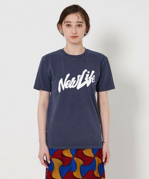 別注】＜MIXTA＞NEW LIFE Tシャツ NAVY （Tシャツ）｜UNITED