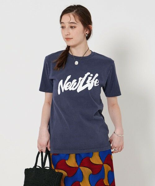 UNITED ARROWS/ユナイテッドアローズ 【別注】<MIXTA>NEW LIFE Tシャツ NAVY NAVY FREE(S) UNITED ARROWS/ユナイテッドアローズ 【別注】<MIXTA>NEW LIFE Tシャツ NAVY NAVY FREE(S)