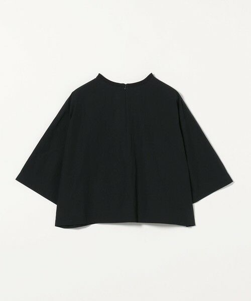 今期】UNITED ARROWS フレアシルエット 半袖ブラウス 黒 フレア