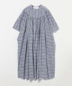 UNITED ARROWS / ユナイテッドアローズ ロング・マキシ丈ワンピース | ＜dahl’ia＞ストライプ ボリューム ワンピース