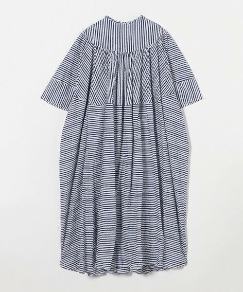 UNITED ARROWS / ユナイテッドアローズ ロング・マキシ丈ワンピース | ＜dahl’ia＞ストライプ ボリューム ワンピース | 詳細1