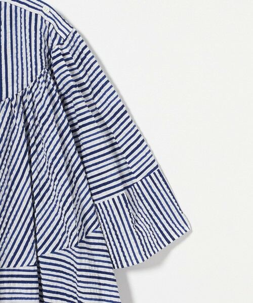 UNITED ARROWS / ユナイテッドアローズ ロング・マキシ丈ワンピース | ＜dahl’ia＞ストライプ ボリューム ワンピース | 詳細4